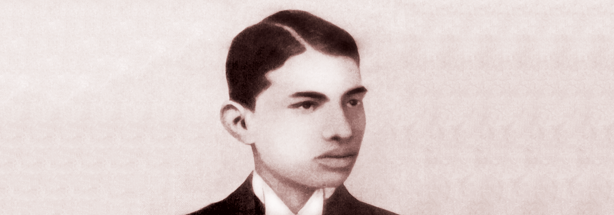 Gandhi at age 22 in UK as a law student