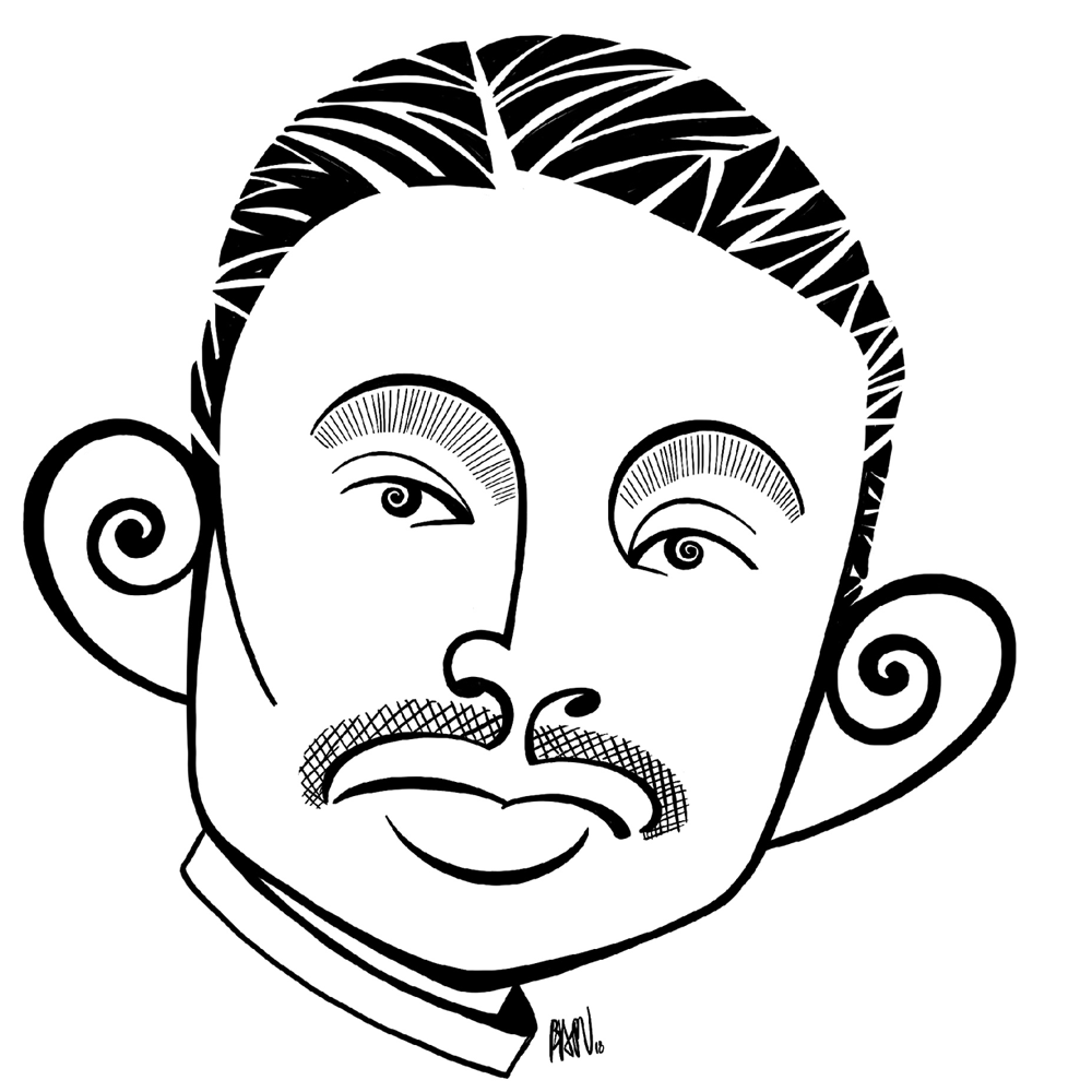Mahatma Gandhi Drawing by Jonas Maniamkerikalam - Pixels